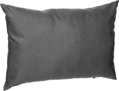 Hesperide Sierkussen - 30 x 50 cm - antraciet - polyester - uv/waterbestendig - binnen/buitenkussens
