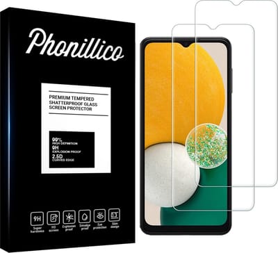 Screenprotector voor Samsung Galaxy A13 5G - 2 stuks Beschermglas van glas Transparante glazen schermbeschermfolie