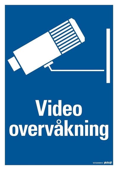 Pickup bord 23x33 cm - VIDEO OVERVÅKNING