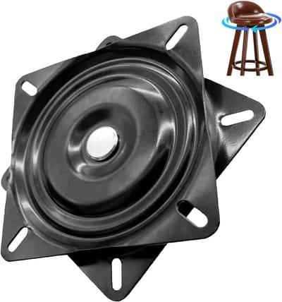 Draaibare Plaat - Draaiplateau Zwenk - Meubelverbetering - 360 graden rotatie - 177x177x28 mm - Zwart