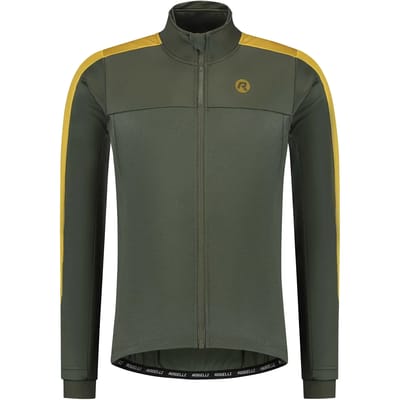 Rogelli Freeze Heren Fietsjack Winter - Winddicht - Grijs/Geel