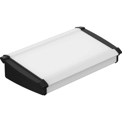 Bopla ATPH 1865-0300 ALU-TOPLINE_SET Consolebehuizing (l x b x h) 181.2 x 300 x 68.2 mm Aluminium, ABS Natuur, Zwart (RAL 9005) 1 stuk(s)