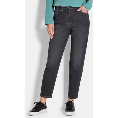 Mom jeans SARA van stretchkatoen - zwart - Gr. 38 van Goldner Fashion