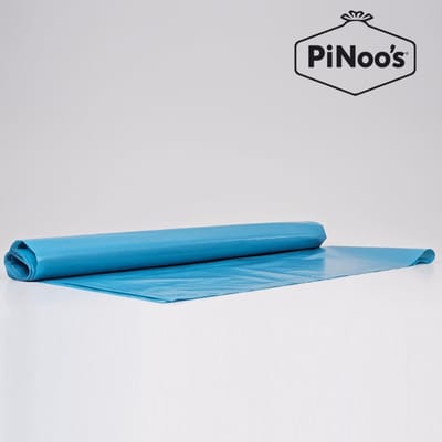 Blauwe Vuilniszakken 240 Liter | 30 losse zakken - Gerecycled LDPE-plastic | 60 My | 100x125 cm - 240L vuilniszakken, Blauwe vuilniszakken 240L, Stevige industriezakken 240L (10012505161)