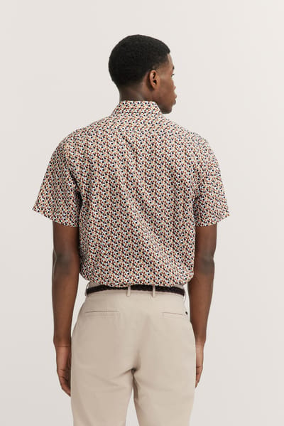 Bugatti Herren Shirt met button-down kraag