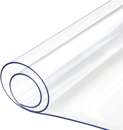 Tafelkleed Beschermer - Plastic Cover - Bureau Beschermen - 1 mm Dik - 120 x 60 cm - Transparant