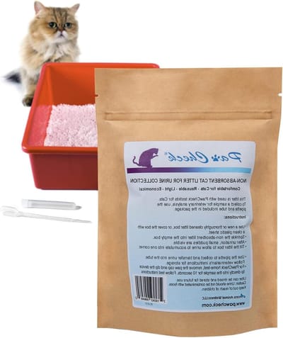 Kattenbak Zand - Urine Opvang Zand - Gezondheid Controleren - Niet Absorberend - Herbruikbaar - Wit