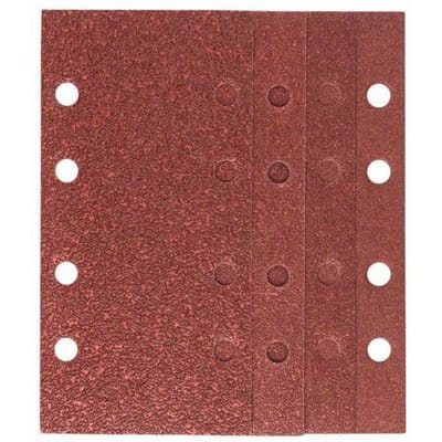 Bosch Accessories 2607019495 Oscillerend schuurpapierset Met klittenband, Geperforeerd Korrelgrootte (num) 60, 80, 120 (l x b) 185 mm x 93 mm 1 set(s)
