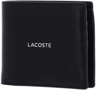 LACOSTE portemonnee Billfold Coin Wallet Noir zwart