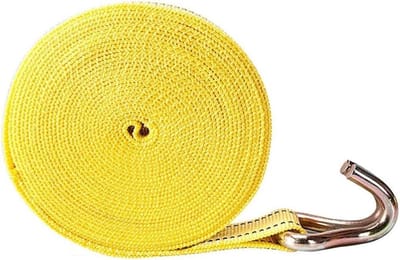 Ratelbanden - Spanbanden Haken - Lading Zekeren - Snel Ontgrendelingsriemen - 2 inch Breed - Zwart