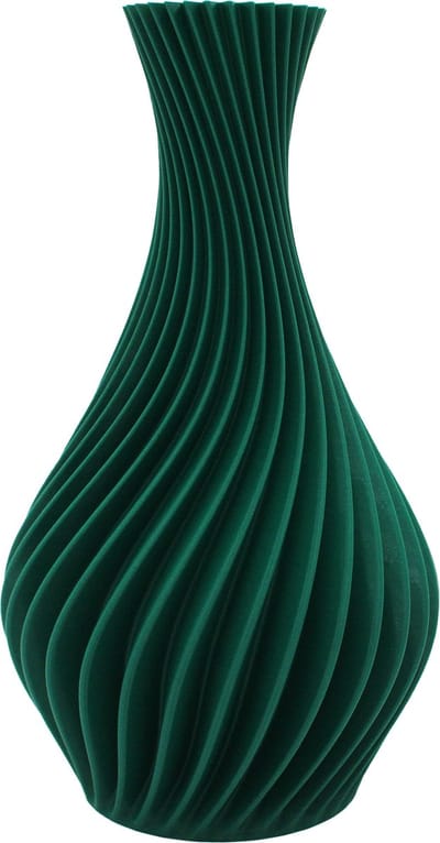 Rome Vaas Groen | 32CM | Woonaccessoires | Home Deco | Binnen Decoratie- Professionele 3D Print - 100% Waterdicht