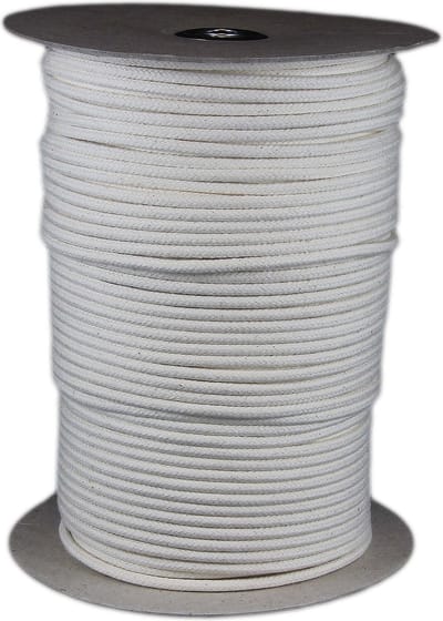 Katoenkoord - Wit - Touw - 5mm x 200mtr - haspel