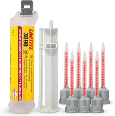 Snellijm 2-componenten dubbelzijdige cartridge 11 mg voor sterke en duurzame lijmverbindingen