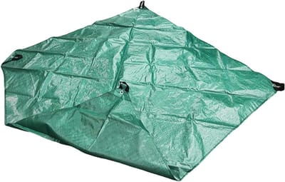 Tuinbladzeil - Afvalzeil Tuinafval - Tuinafval Opruimen - Extra Dik Materiaal - 18 x 18 Meter - Groen