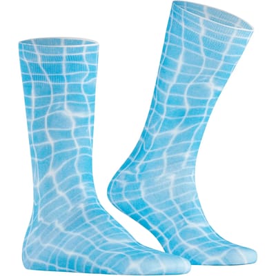Burlington Poolside gedessineerd katoen Sokken heren blauw - maat 40-46