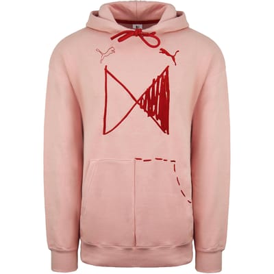 Puma x Michael Lau Lange Mouw Heren Roze Graphic Hoodie 530349 85