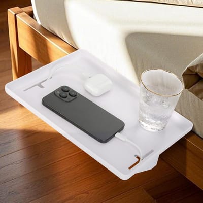 Zwevende Nachtkastje voor Stapelbed en Hoofdbord - Bedplank met Klembevestiging