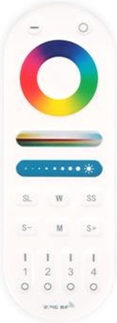 Mi Light afstandsbediening - MLT092 - 4 groepen - RGB + CCT