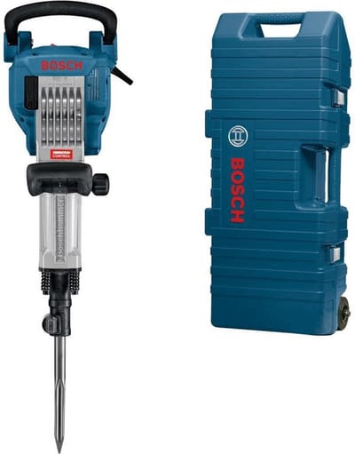 Breekhamer GSH 16-28 (Draaggreep, machinedoek, puntbeitel 400 mm, trolley, vettube)