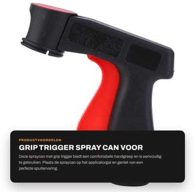 Dailygoods- Spuitbus Comfort Grip - Spuitfles - Sprayflacon - Spuitbus Lucht - Spuitbushouder - PP Materiaal - Aerosol