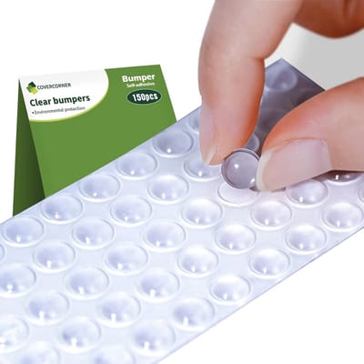 Rubberen kastdeurbumpers - 250 stuks - Doorzichtige bumpers voor kastdeuren