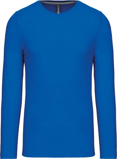 Kariban T-shirt ronde hals lange mouwen K359 - Light Royal Blue - 4XL