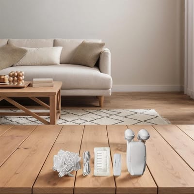 Slimme Gordijnopener - Automatische Gordijnrobot - Woonkamer Automatiseren - Stille Intelligente Bediening - 20 x 17 x 7 cm - Wit