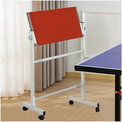 Tafeltennis Rebound Board - Trainingsapparaat - Alleen Oefenen - Hoek Verstelbaar - 50x32 cm - Rood