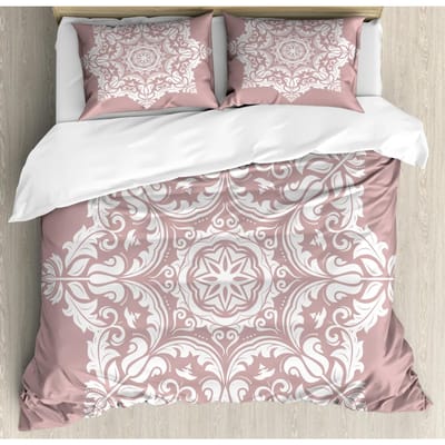 Boheemse 2/3-delige Boho Mandala Beddengoedset Twin Queen King Size Dekbed Dekbedovertrek en Kussensloop Zacht Beddengoed 70x133cm 2pcs