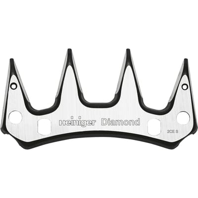 Heiniger Diamond Run-In Bovenmes – Professioneel bovenmes voor dichte wol 3,7 mm