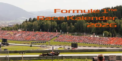 F1 bureaukalender 2026