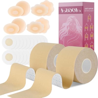 Borst Tape voor Lift en Ondersteuning met Huidvriendelijke Tepelstickers voor Jurken en Avondkleding