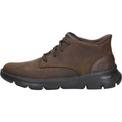 Skechers Arch Fit Garza Ridley Leren Heren Enkellaarzen In Cacaokleur