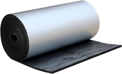 Isolatie Folie - Warmte Reflectie Rol - Energie Besparen - Zelfklevend Schuimkern - 5 mm Dik - Aluminium