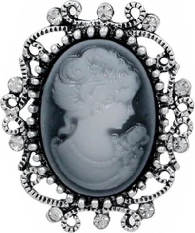 Fako Bijoux® - Broche - Retro - Corry-Anne - 30x36mm