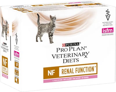 PURINA NF Renal Function Feline Zalm - nat kattenvoer - 10x85g