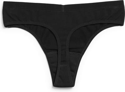 ImseVimse - Imse - Menstruatieondergoed - STRING Period Underwear - menstruatiestring / XXL - eur 52/54 - zwart