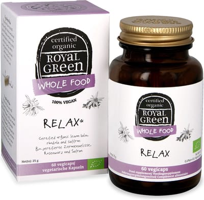 Royal Green Relax Biologisch - 60 vegacapsules