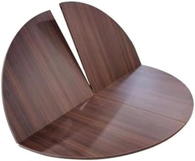 Rond Tafelblad - Klaptafel Blad - Evenementen Organiseren - Inklapbaar Ontwerp - Diameter 120-240 cm - Houtkleur