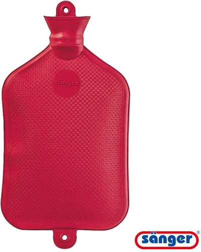 Sänger - Effen Rode - Warmwaterkruik - XXL - 3 Liter