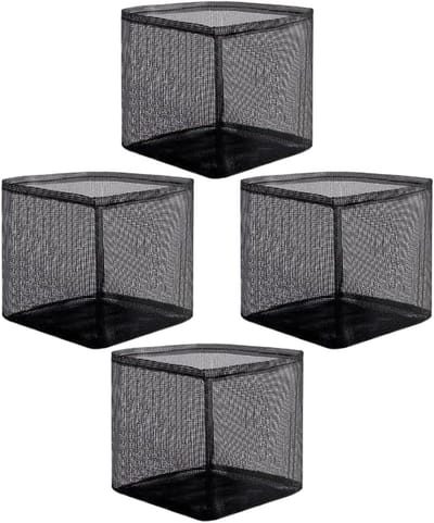Vijvermand - Plantenbak - Waterplanten Kweken - Ademende Bodem - 4.5 x 10.5 x 4.5 cm - Zwart