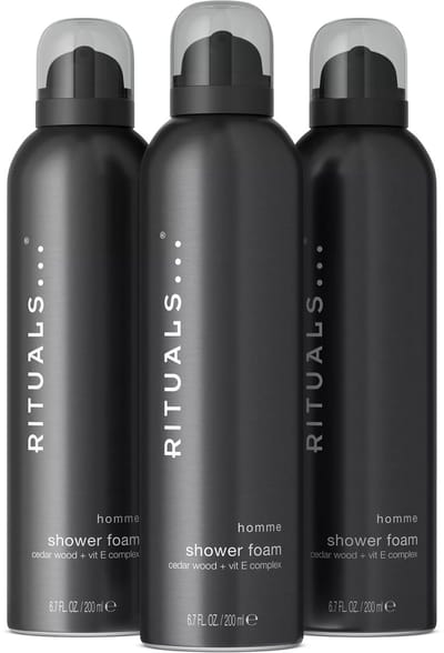 Rituals The Ritual of Homme Shower Foam - Doucheschuim - 3 x 200 ml