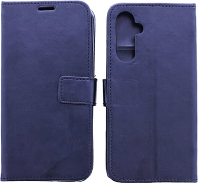 Bookcase Geschikt voor: Samsung Galaxy A56 Zwart - portemonnee hoesje - ZT Accessoires