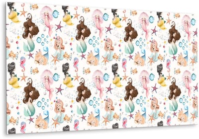 Tulup PVC Wandpaneel - Flamingo'S Vinyl Wandpaneel - 100 cm x 50 cm - Veelkleurig Wandpaneel Zelfklevend - 1 stuk - Vinyl Wandbekleding - Kinderen Wandbekleding - Wandpaneel PVC - Plaktegels Keuken en Badkamer