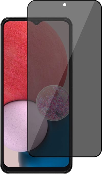 Privacy Screenprotector geschikt voor Samsung Galaxy A13 4G - Volledig Dekkende Gehard Glas Tempered Glass