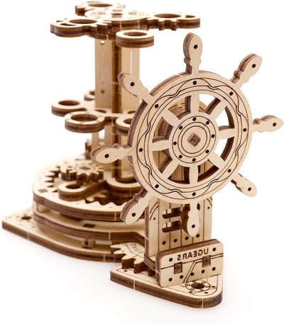 Houten Puzzel - 3D Model - Bureau Organiseren - Zonder Lijm - 18.5 cm x 27.5 cm - Meerkleurig