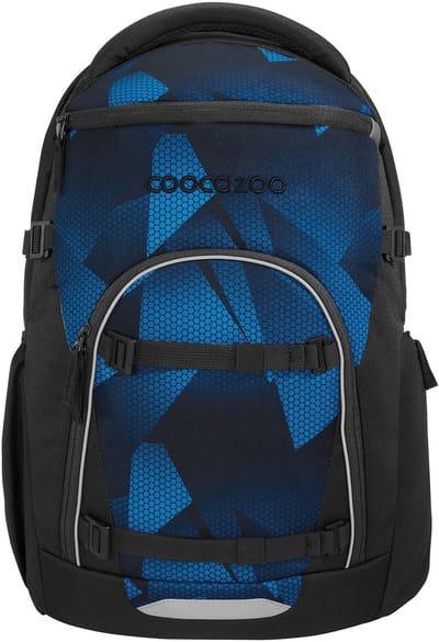 coocazoo schoolrugzak Byte School Backpack Electric Ice zwart