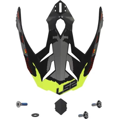 Vervangende visier voor crossmotorhelm LS2 MX701 Extend