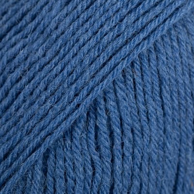 DROPS Fabel Uni Colour - 108 koningsblauw - Wol Garen