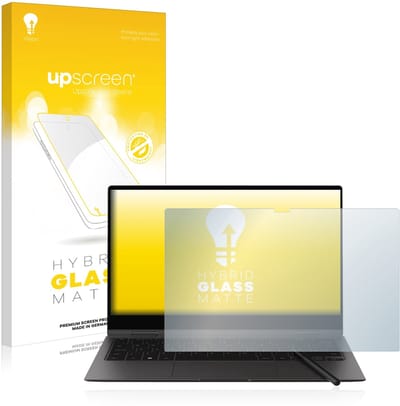 upscreen - Screenprotector voor Samsung Galaxy Book2 Pro 360 13.3" - Folie Beschermfolie Beschermglas matte